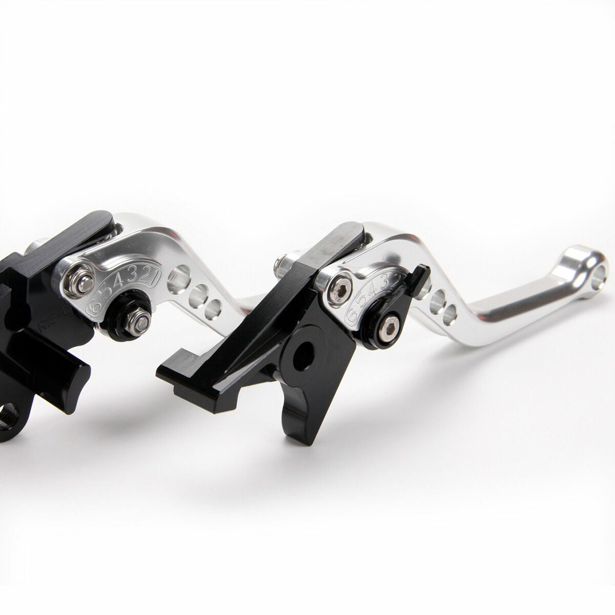Silver Short Brake Clutch Levers for Yamaha TTR125E 2000-2009 TW200 1996-2000.