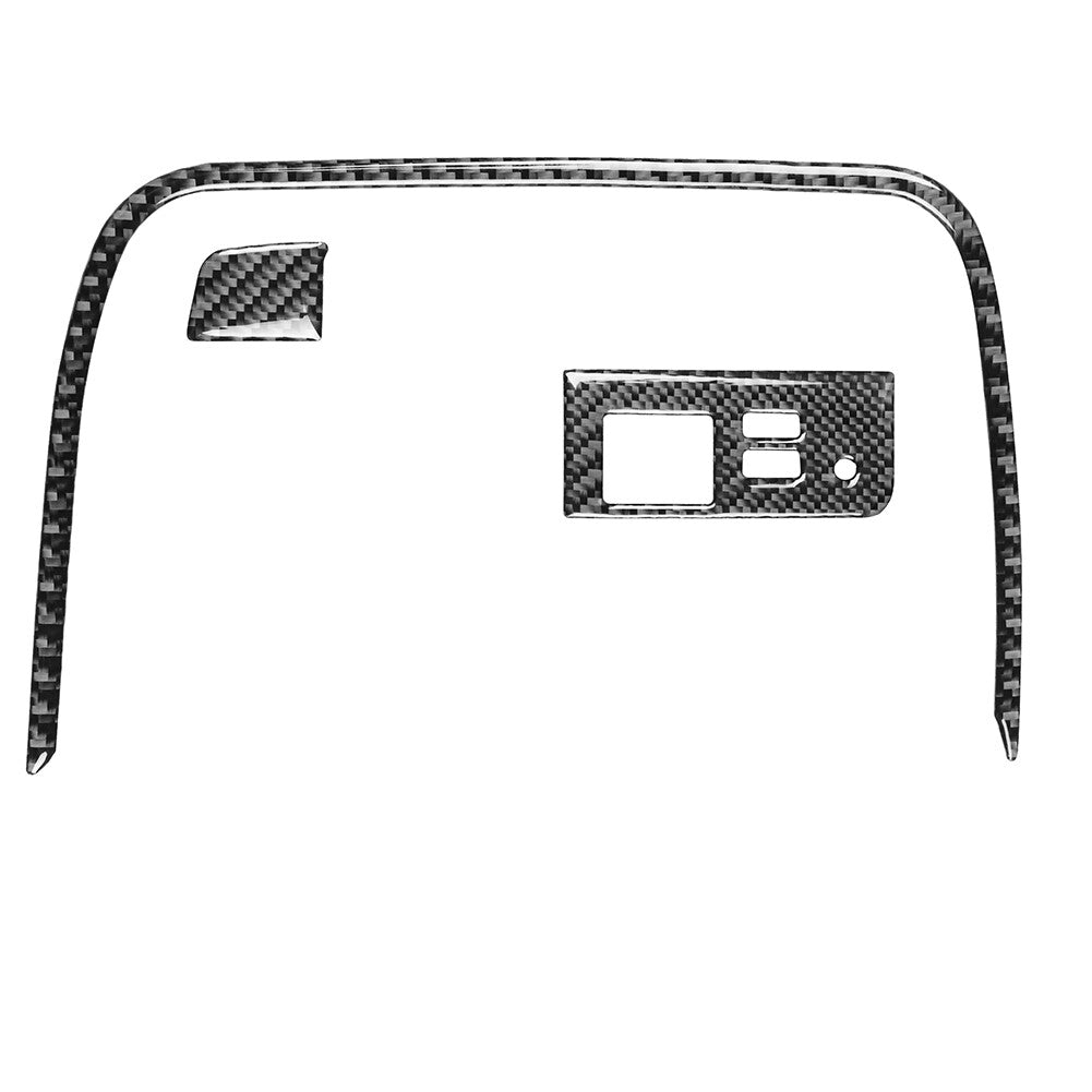 for Mazda MX-5 2016-2020 Carbon Fiber Interior Center Control Panel Cover Trim