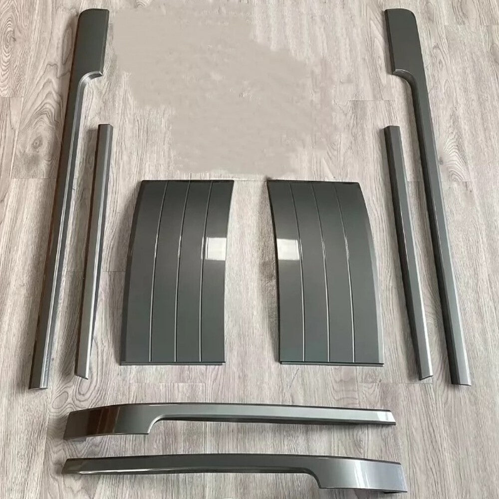 Door Side Body Fender Vent Trim Strip Kit Fit for Range Rover 2013-2022 Gun Gray