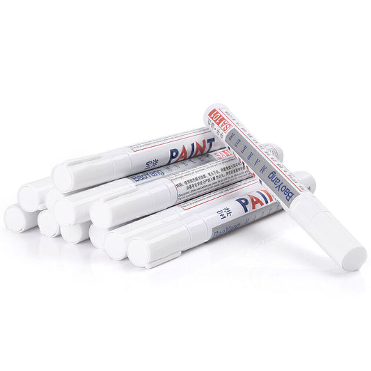 12x Waterproof Permanent Paint Marker Pens Tread Pens Fit Car Tire Rubber