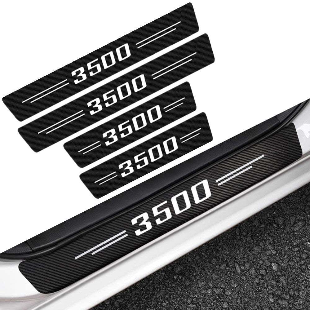 for Ram 3500 Accessories Cab Truck Car Door Sill Plate Step Threshold Protector