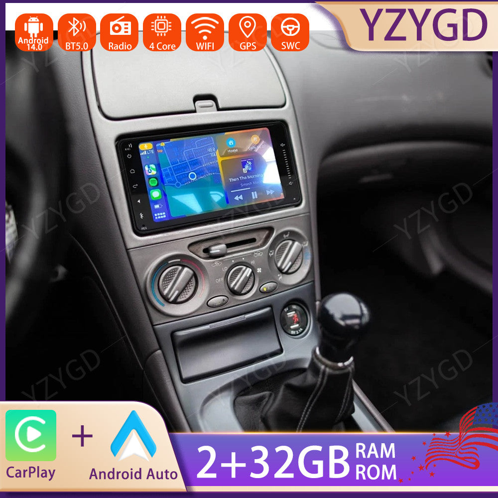 Android 14 Carplay Car Radio for Toyota Celica 2000-2005 Stereo Head Unit GPS BT