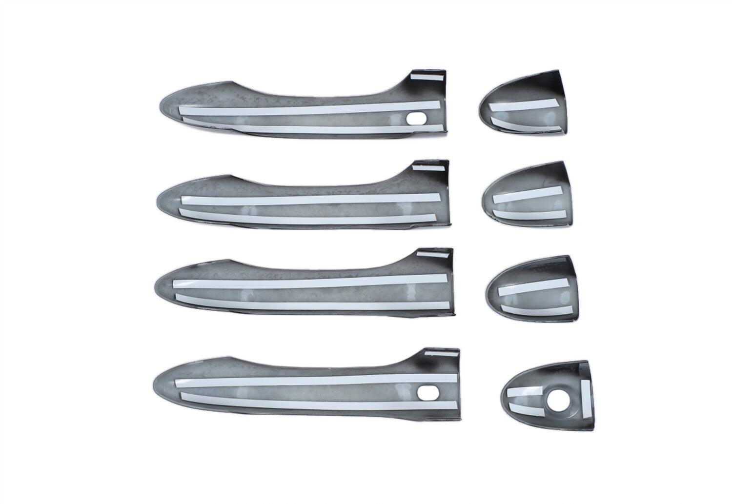 Black Door Handle Cover for Jeep Cherokee 2014-2020 4Door Handle Cover Trim Set