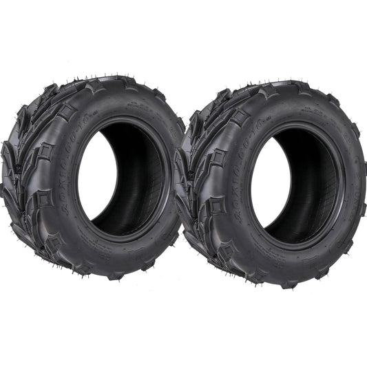 2pc 20x10.00-10 Tyre Tubeless 20X10- 10 20x10x10 Lawn Mower Garden Tractor ATV
