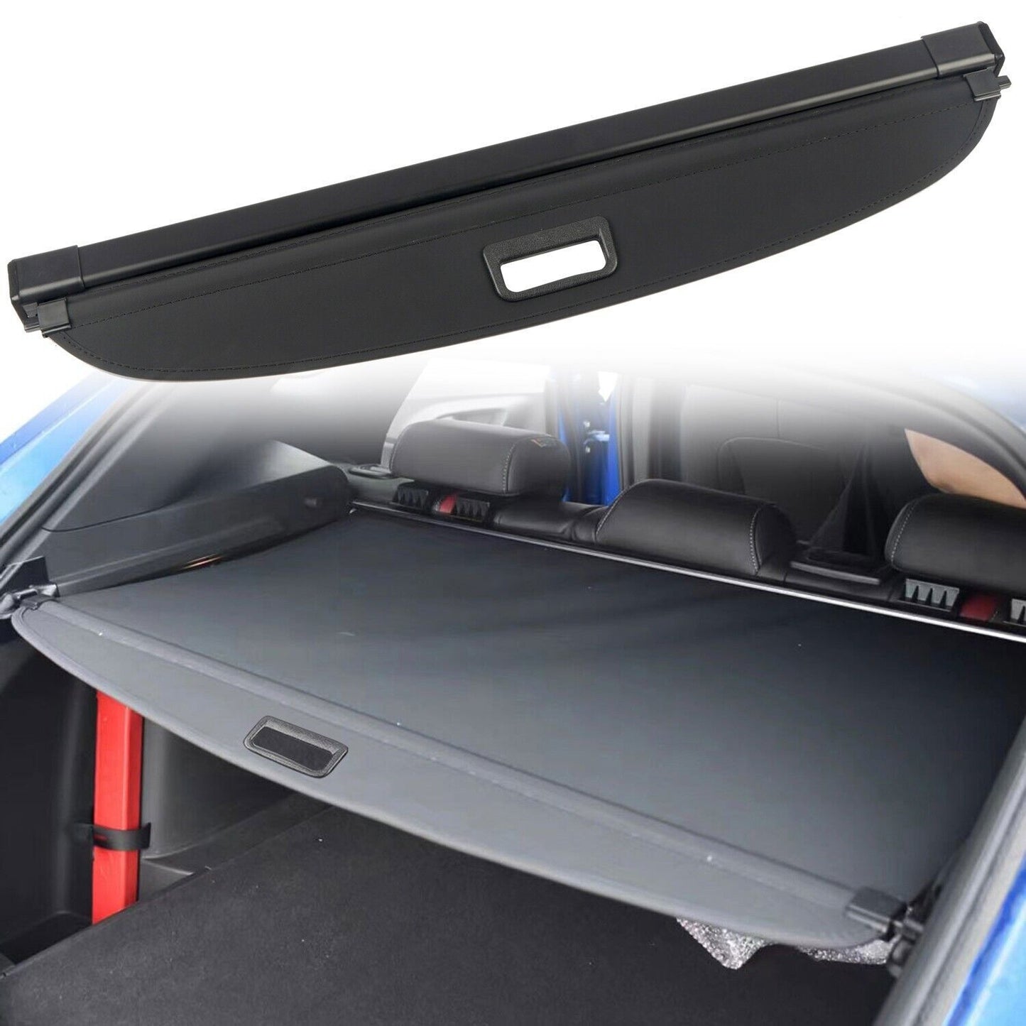 for Chevrolet Trax 2024 Car Rear Trunk Cargo Cover Security Shield Shade Black