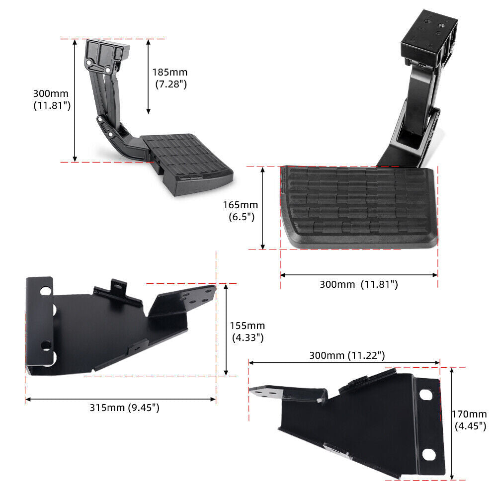 Replacement Rear Bumper Retractable Bed Step 75328-01A for Ford 21-23 F-150