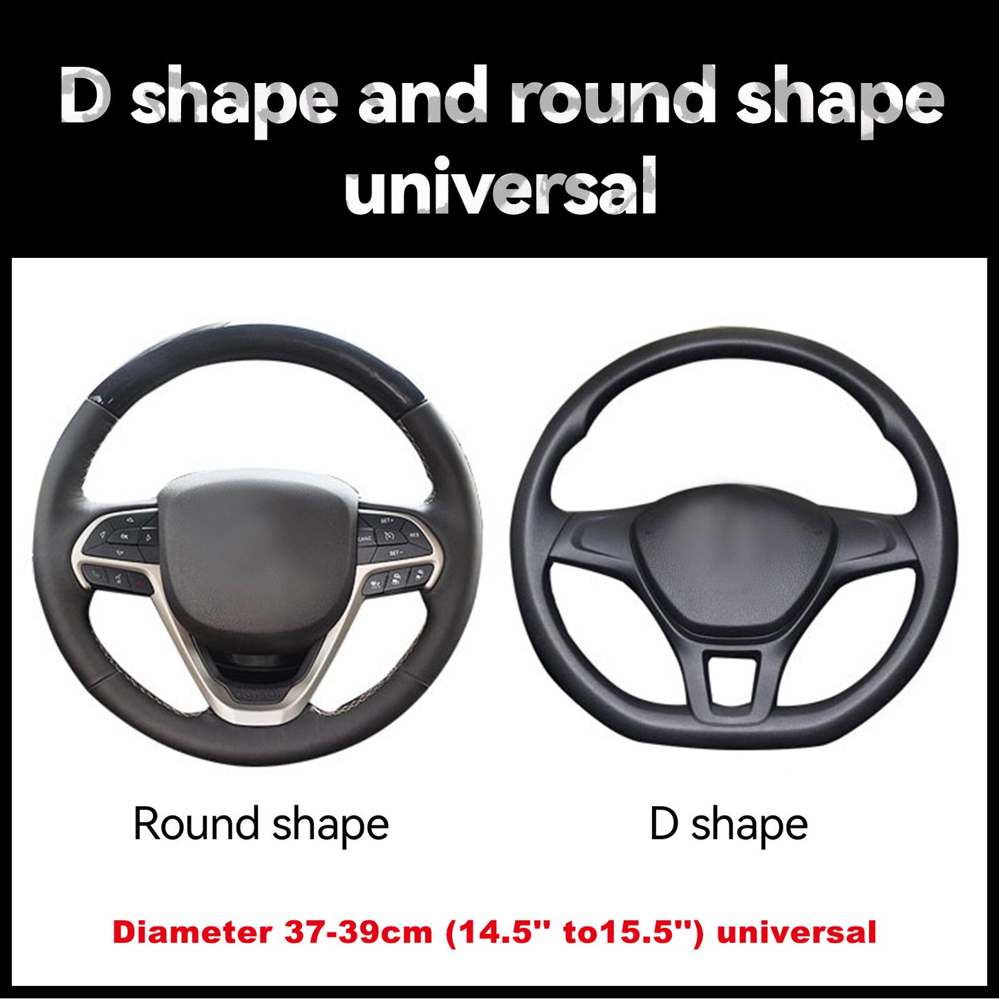 Car Steering Wheel Cover Crystal Rhinestone Diamond Glitter Sparkling Universal