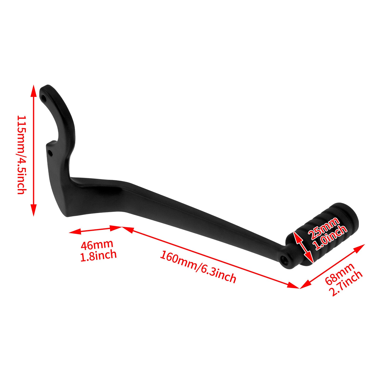 Matte Black Heel Shifter Fit For Indian for Challenger Dark Horse 20-23 Chief 14-20