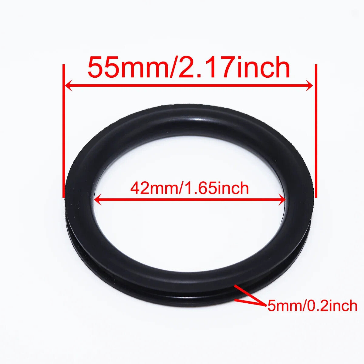 2Pcs Fuel Filler Tank Cap Rubber Seal for VW for GOLF for PASSAT POLO TRANSPORTER T5/T6