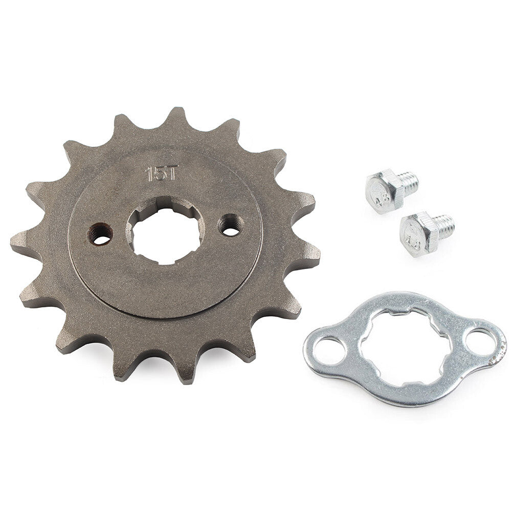 Kette Front Ritzel Zahnrad f¨¹r 125cc-250cc Pit Bike ATV Go Kart 520-15T 20mm