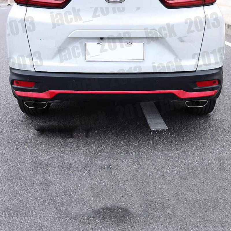 Glossy Red Rear Bumper Lip Cover Molding Trim for Honda CRV CR-V 2020 2021 2022