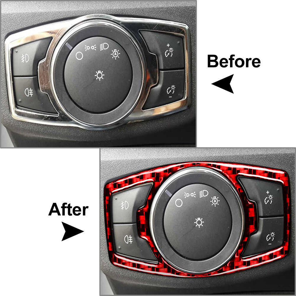 Headlight Switch Control Decorative Panel Trim FITS for Ford Fusion Mondeo 2013-19