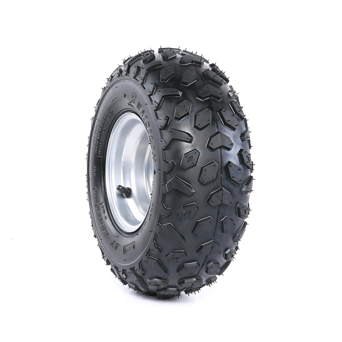 4pcs 145/70-6 Tyre Rim 6 Wheels Quad for Mini Bike ATV Buggy Ride on Mower Go Kart