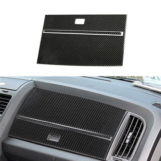 2X Carbon Fiber for Co -pilot Dashboard Panel Cover Trim for Dodge Journey 2009-2010