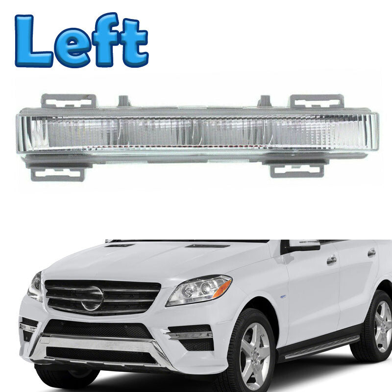 Left for Mercedes-Benz W166 2012-15 Front LED Daytime Running Light DRL Fog Lamp