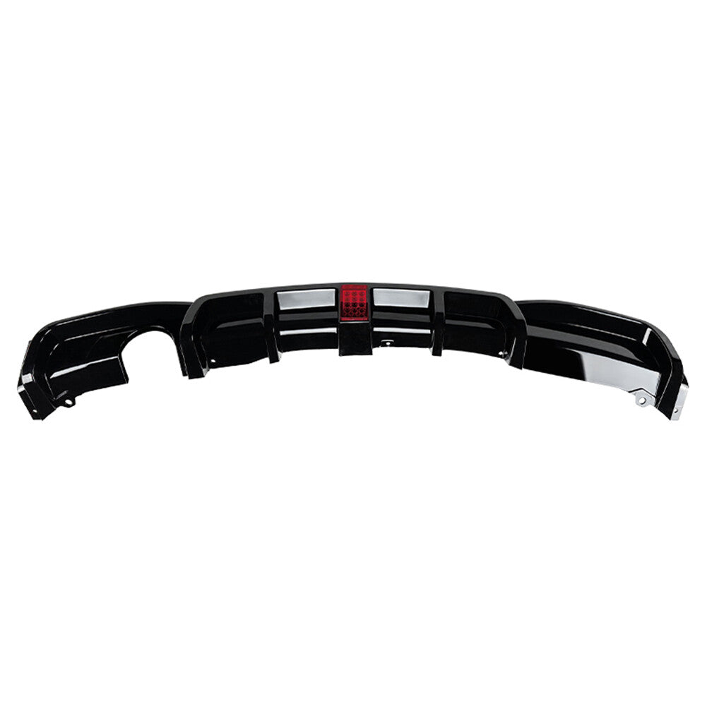 Rear Bumper Protector Spoiler Lip w/light for BMW 3 Series F30/31 M Sport 12-19