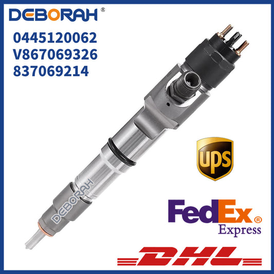 New Diesel Fuel Injector 0445120062 837069214 for Volvo EC210 EC210B Engine D6D