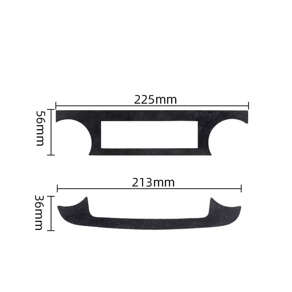 Suede Leather Air-Con Climate Frame Trim Cover for Honda CR-V CRV 2007-2011