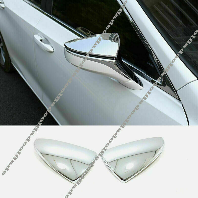 2Pcs for Lexus UX 200 250h 2019-2022 Chrome Exterior Rear View Mirror Cover Trim