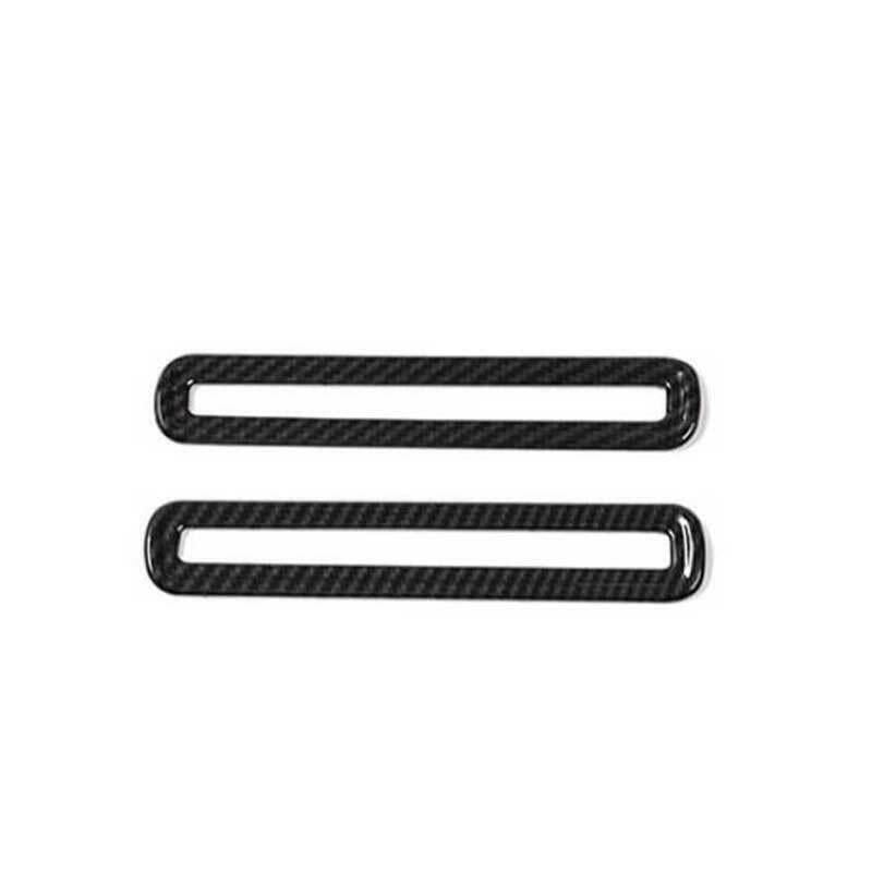 for Ford for Mustang 2015-2022 Carbon Fiber Inner Door Air Outlet Vent Cover Trim