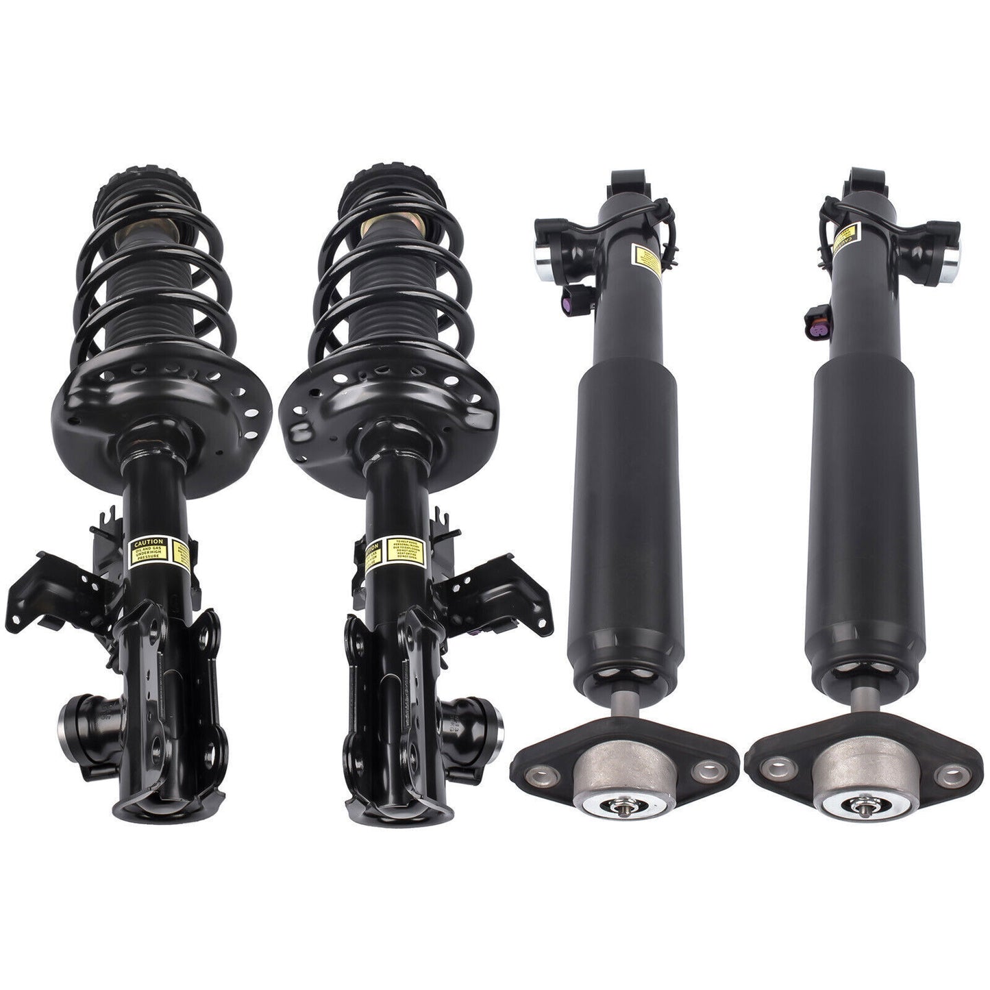 A pair of rear shock absorber struts with electric adjustment suitable for Lincoln for Navigator and for Ford Expedition
