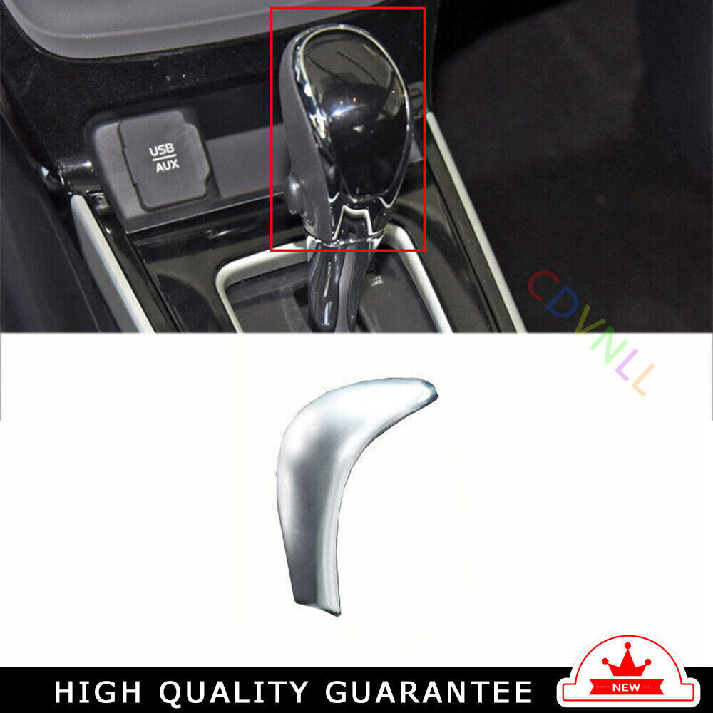 Gear Shift Knob Head Cover Trim for Nissan Sentra Sylphy 2013-2019 Matte Silver