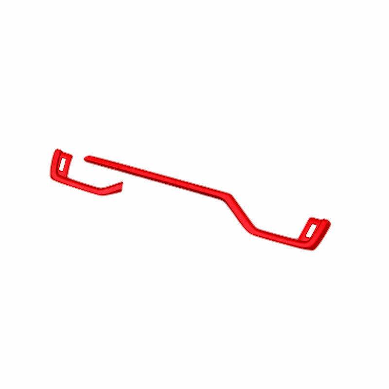 Glossy Red ABS Center Console Dashboard Strip Trim 2pcs for Toyota RAV4 19-2023