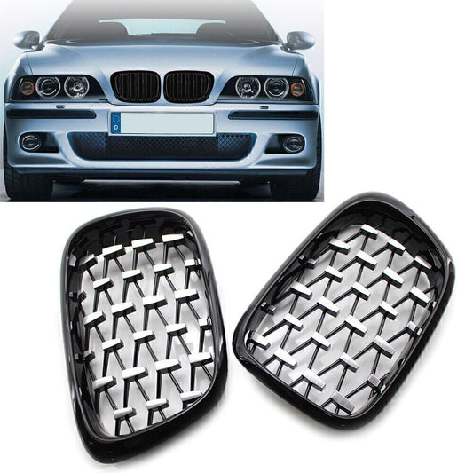 Diamond Meteor Latest Style Front Kidney Grille Fit for BMW E39 5-Series 99-03