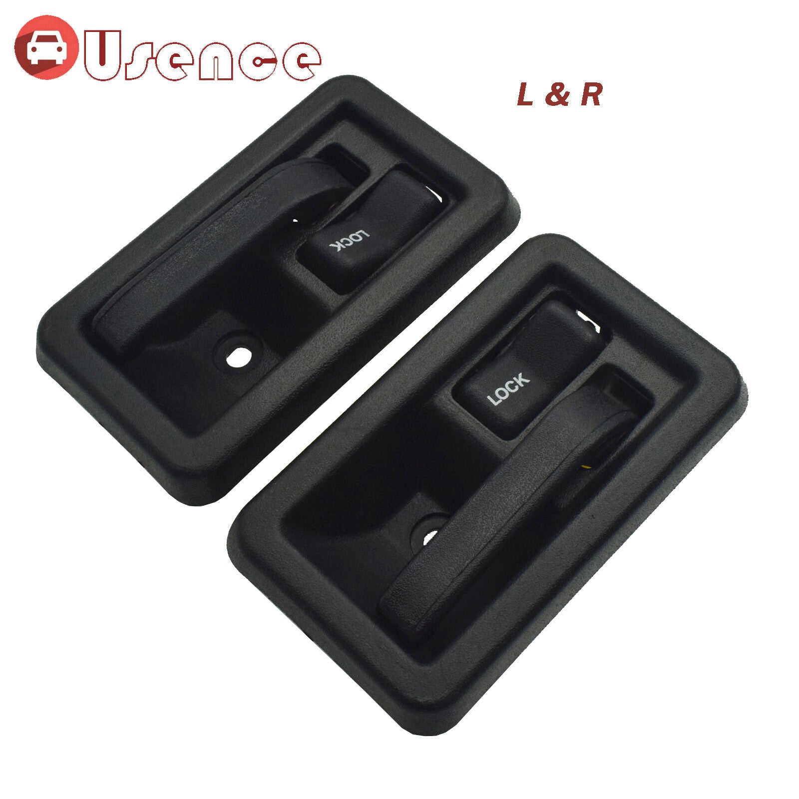 2PCS Interior Door Handle Left  Right Side for Jeep for Wrangler 1987-2004 YJ TJ