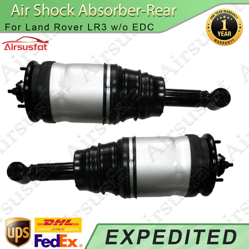 2x Rear Air Suspension Shocks w/o EDC Fit for Land Rover Discovery LR3 LR016402