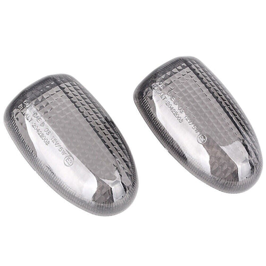 Pair Front Turn Signal Light Lenses Cover Fit for BMW K1200RS 1997-2004 2003 2002 01