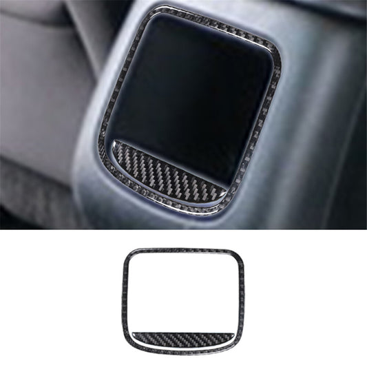 2X Carbon Fiber Rear Air Vent Panel Cover Trim for Chrysler 200 2015-2017 Type B