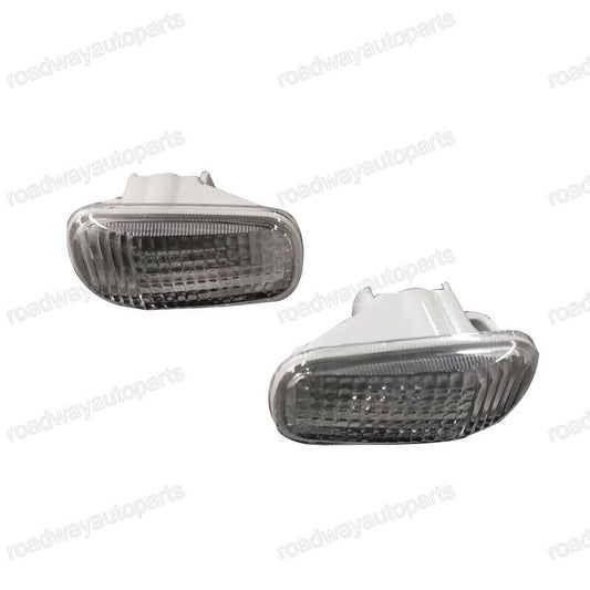 2PC White Front Fender Side Marker Light Lamp for HONDA VEZEL / HRV 2014-2018