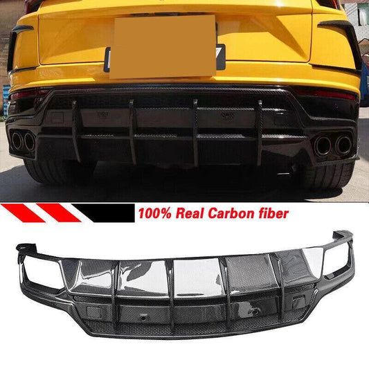 Carbon fiber rear diffuser replacement for Lamborghini Urus 2018 - 2023