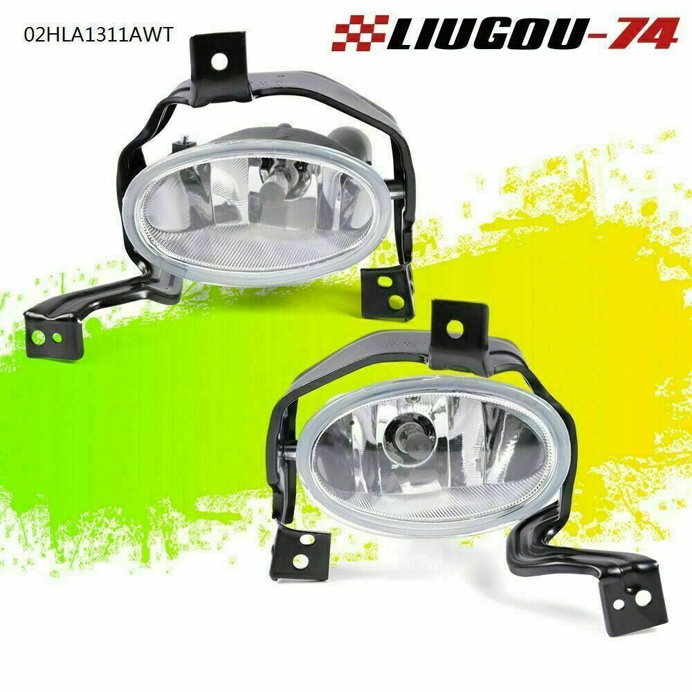 Transparent anti-collision fog lights 2X + switch + wiring suitable for Honda CR-V 2010-2011, new.