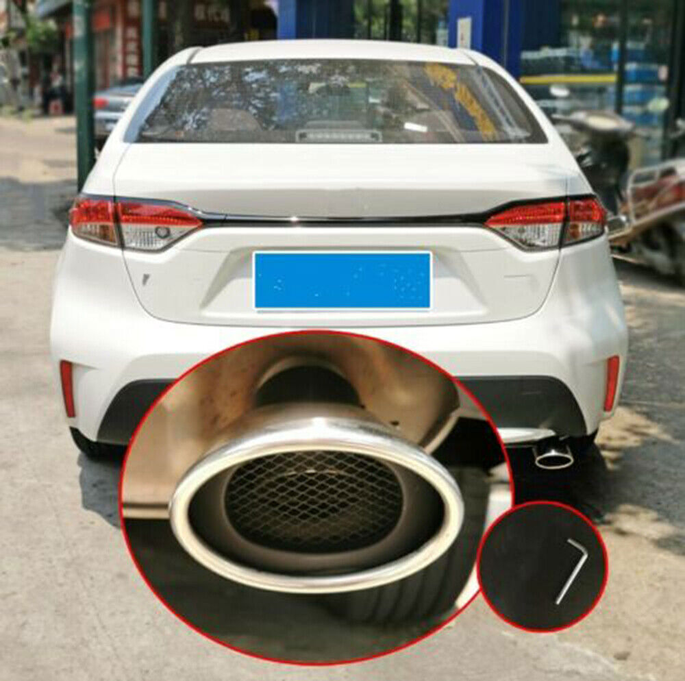 for Toyota for Corolla 2019-2023 Stainless muffler exhaust Tail Pipe tip finisher