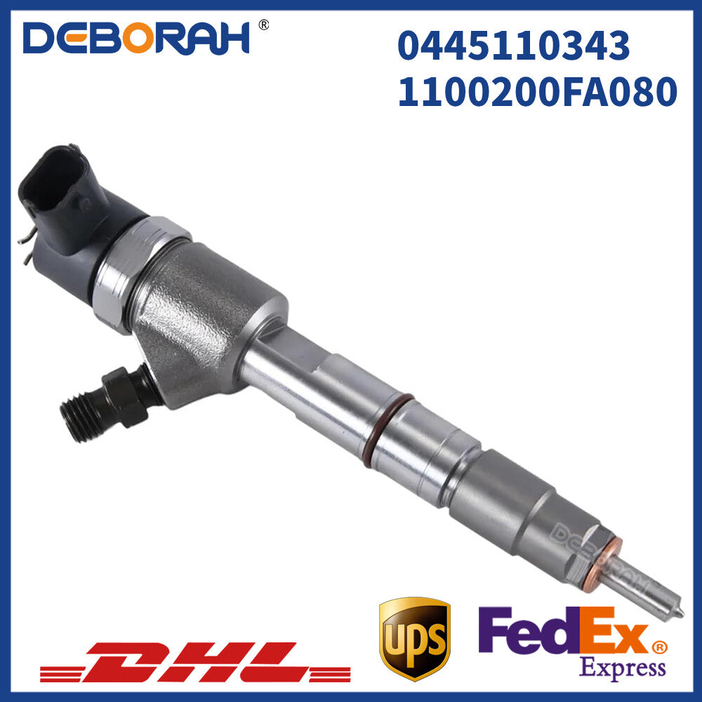 0445110343 Diesel Fuel Injector 1100200FA080 Injector Nozzle For JENSCATTEL
