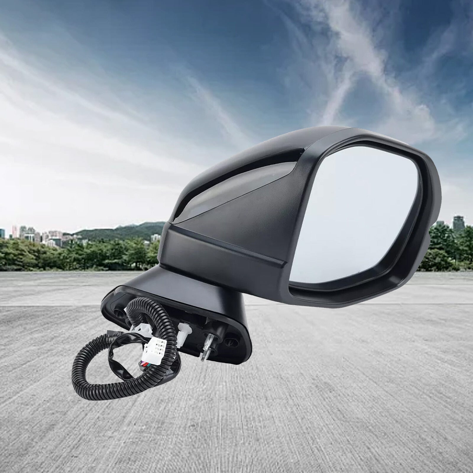 Suitable for 2016-2019 for Honda HR-V right passenger side mirror with turn signal, 5-pin black.
