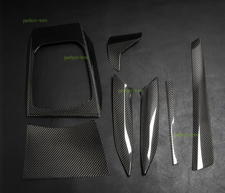 Dry carbon control console dashboard interior trim for 20-22 for BMW 3 Series G20 320i 330i