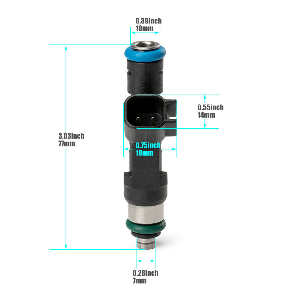 6-piece fuel injector kit 0280158119, suitable for 2008-09-10 for Dodge Grand Caravan 3.3L 3.8L FJ1029