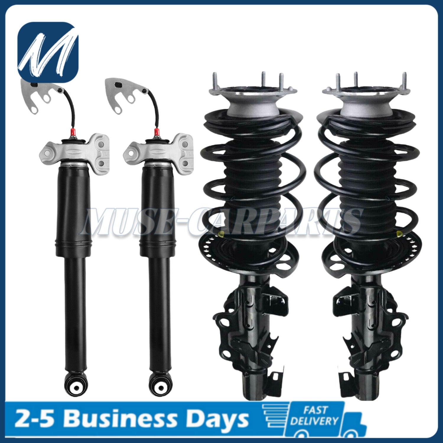 4x front and rear shock absorber strut assist system suitable for BMW F30, F31, F36, 328xi, 335i, 428i, 435i xDrive