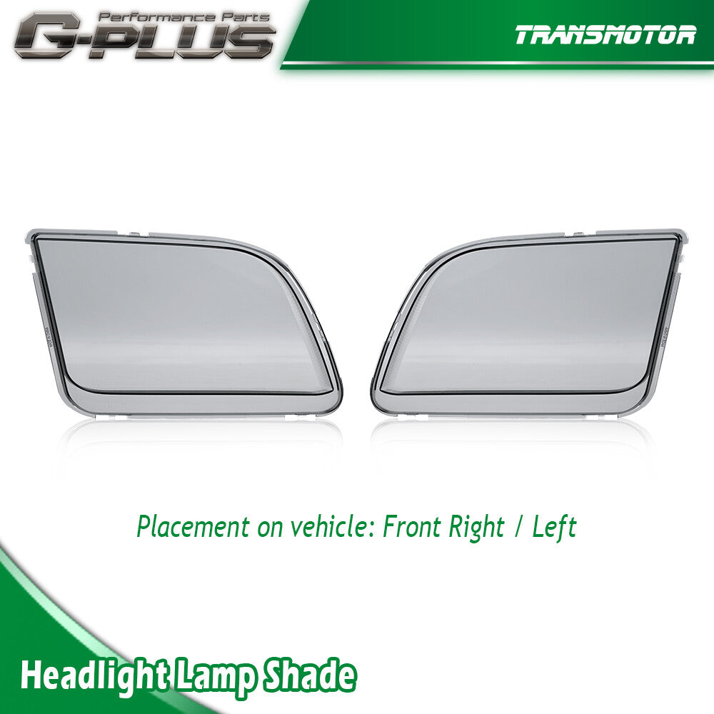Replacement lenses for the smoke lights of 2005-2009 for Ford Mustangs (left + right fit)