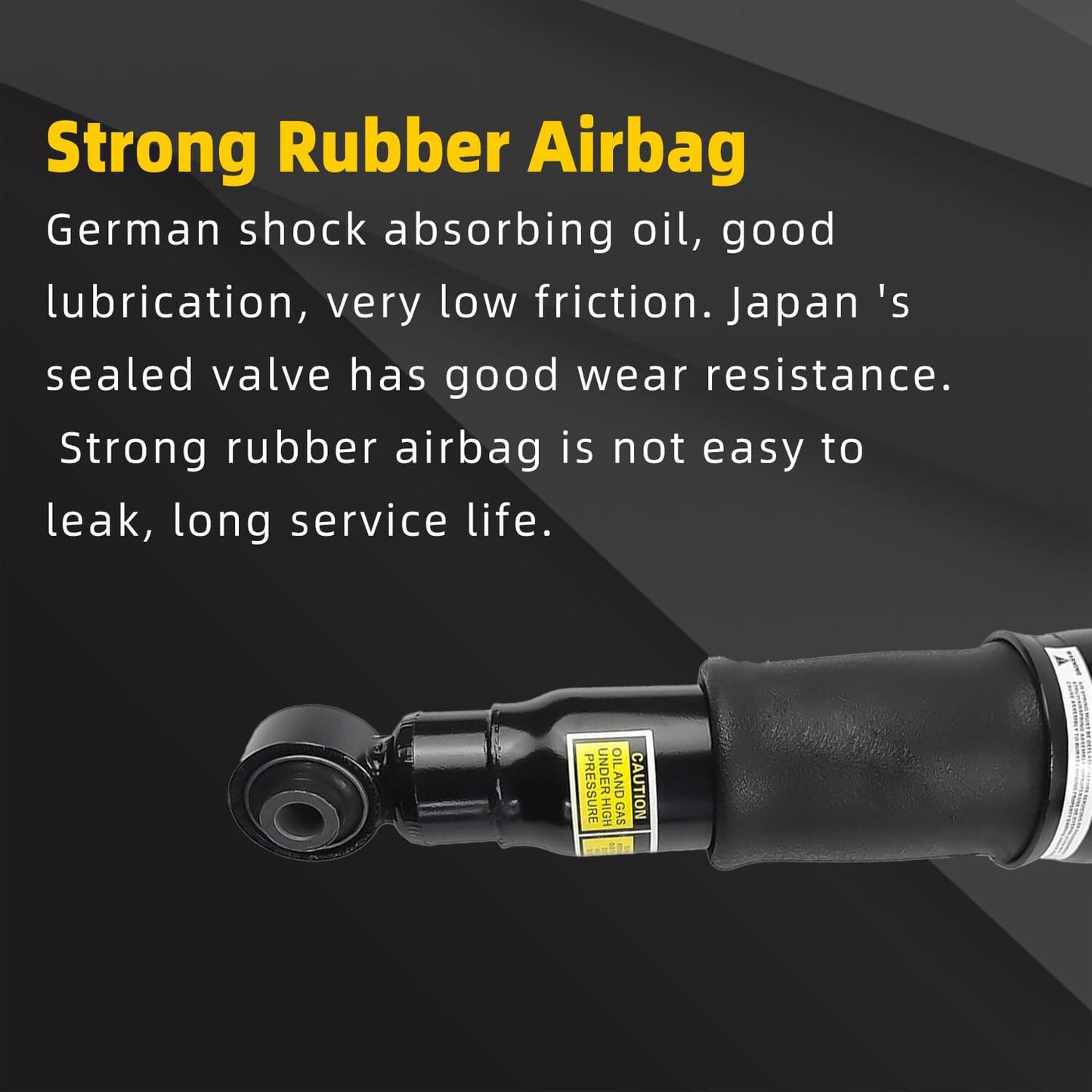 2-piece front left shock absorber assembly for BMW X5, X6, E70, E71 xDrive 07-14