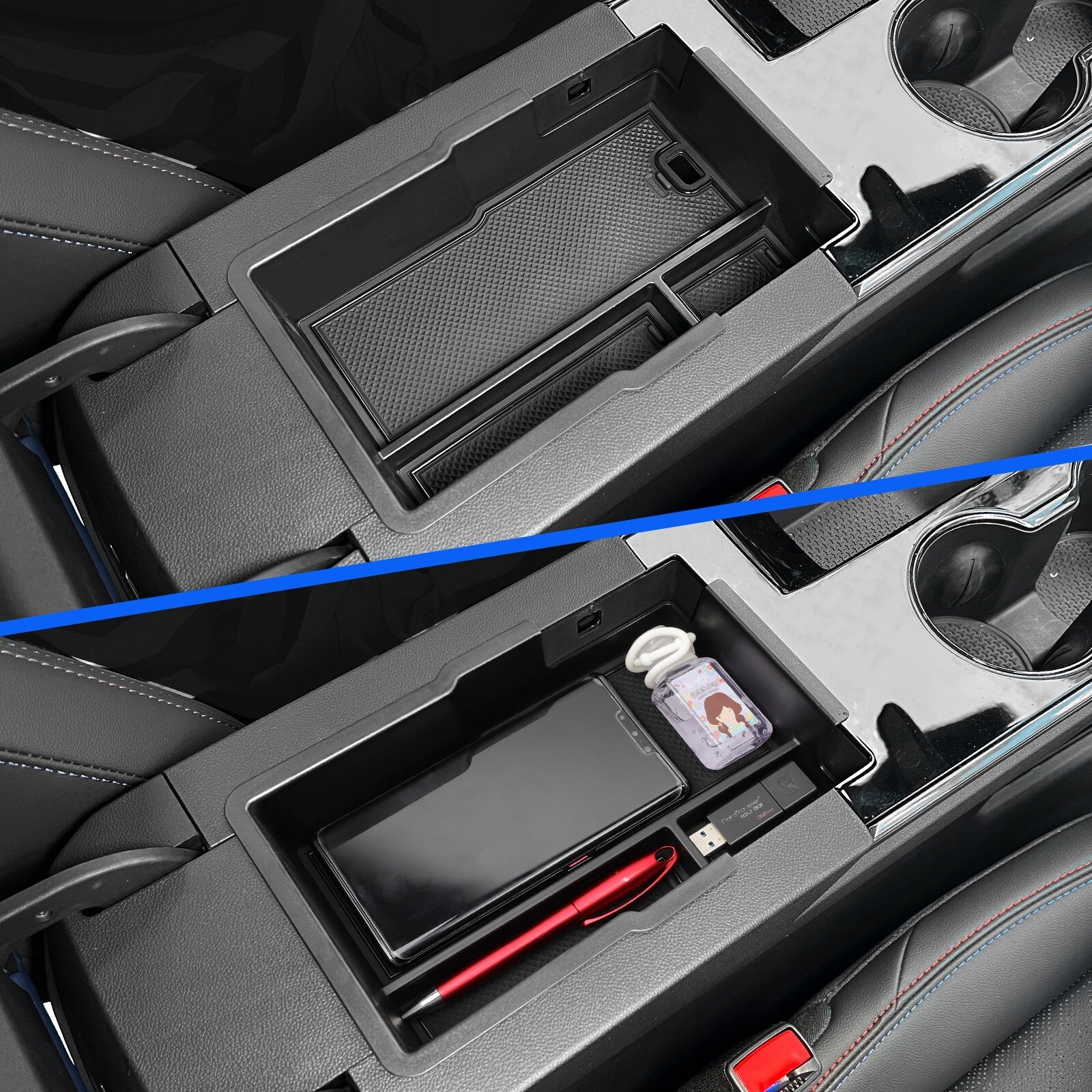 for Chevrolet for Chevy Equinox 2024 2025 Armrest Storage Box Organizer Tray