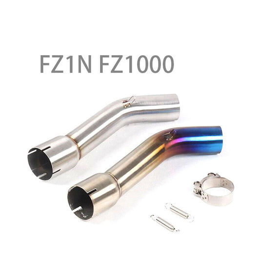 Mid Link Pipe For FZ1N FZ1000 2006-2015 Stainless Steel Exhaust Connected System