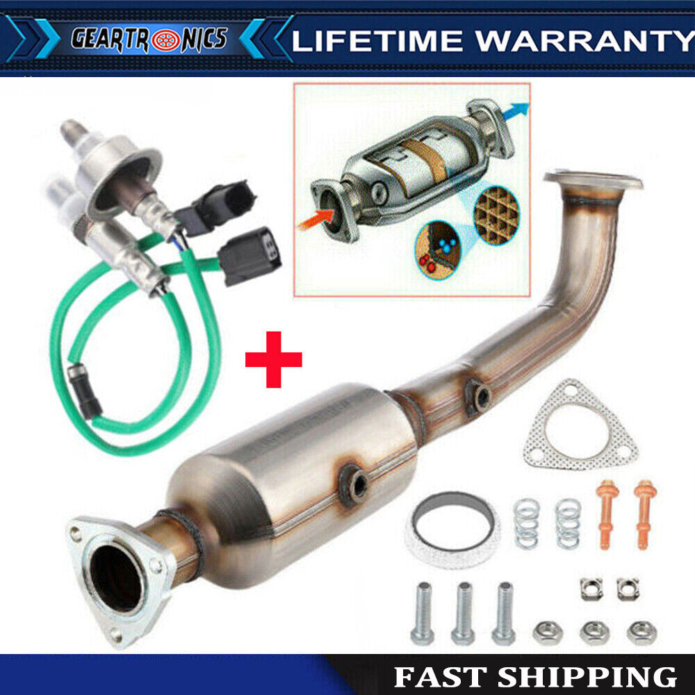 Fits 2007 2008 2009 for Honda CRV 2.4L Pre  Post Catalytic Converter w/ O2 Sensors