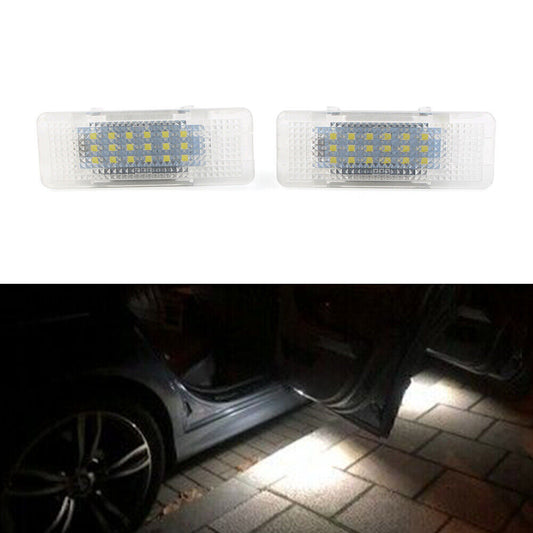 Fit for BMW E53 X5 E39 Z8 E52 White Car Lamps 2x Canbus Led Door Courtesy Light Lamp