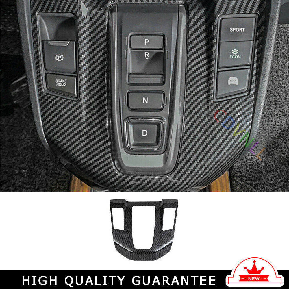 Inner Gear Shift Panel Decoration Cover Trim for Honda CRV 17-22 Carbon Fiber