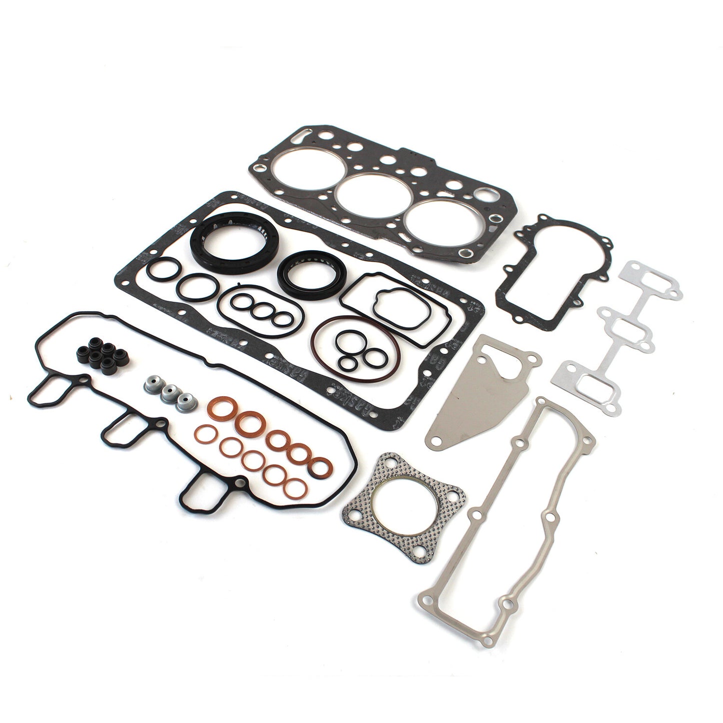 Engine Gasket Kit fits for Yanmar 3TNM74 Engine Overhaul Seals Replacement
