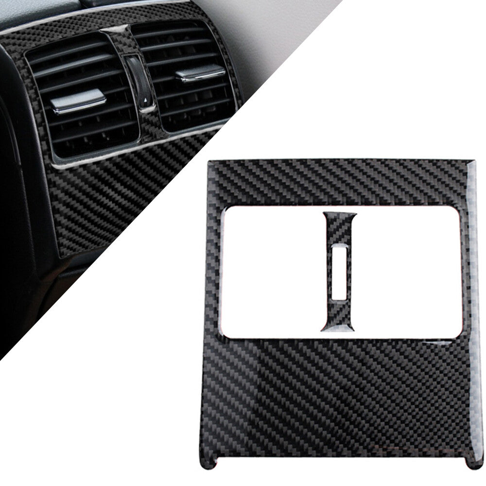 Carbon Fiber Vent Outlet Rear Trim for Mercedes-Benz W204 2007-2013